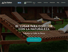 Tablet Screenshot of cabanaslossaucos.com